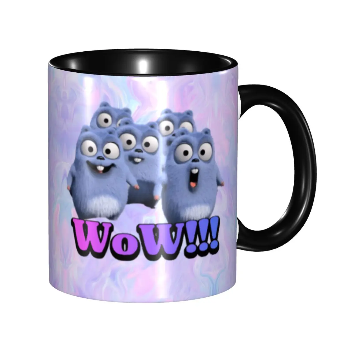 

Креативные керамические кружки с мишками G-Grizzys и L-Lemmings по мотивам французских мультфильмов и аниме, креативный подарок