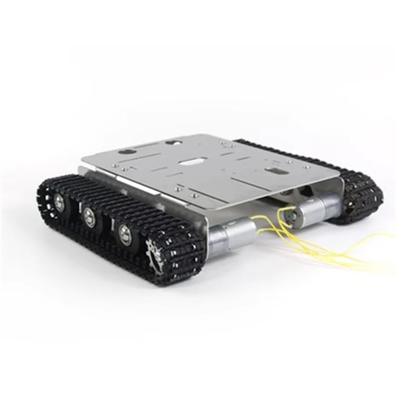 Robot Tank Chassis Intelligent Car Stainless Steel Track Multi-function Car Body Diy For Arduino Project