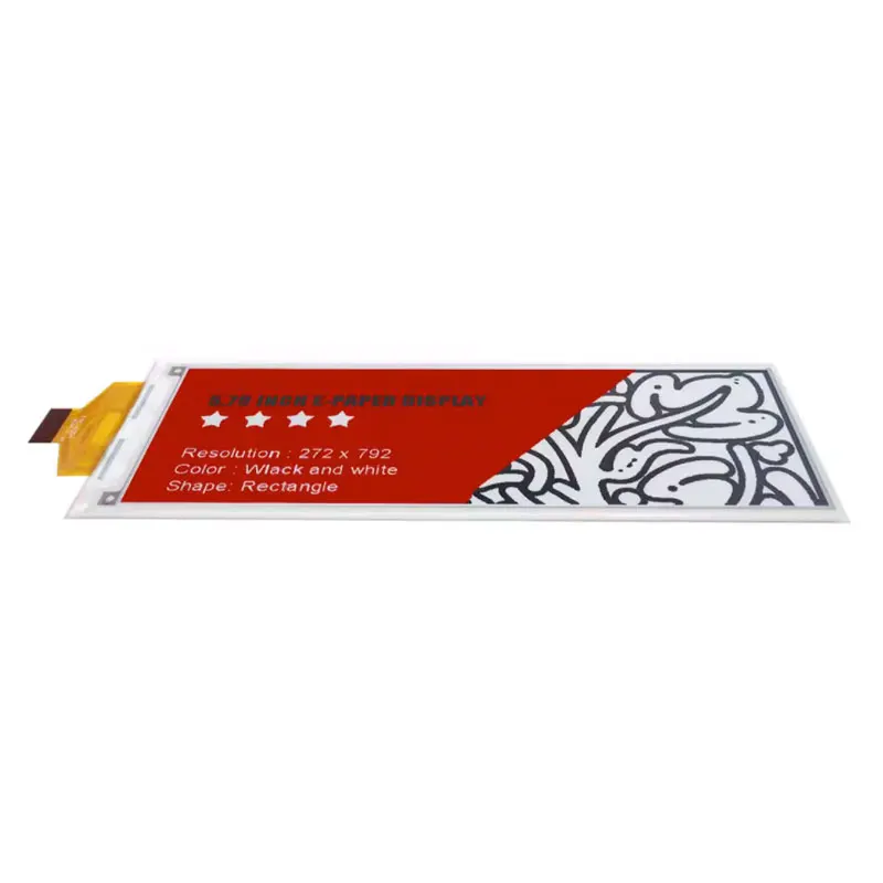 5.79 Inch Long Strip E-ink Screen 792x272 High-resolution Color SPI E-paper Screen