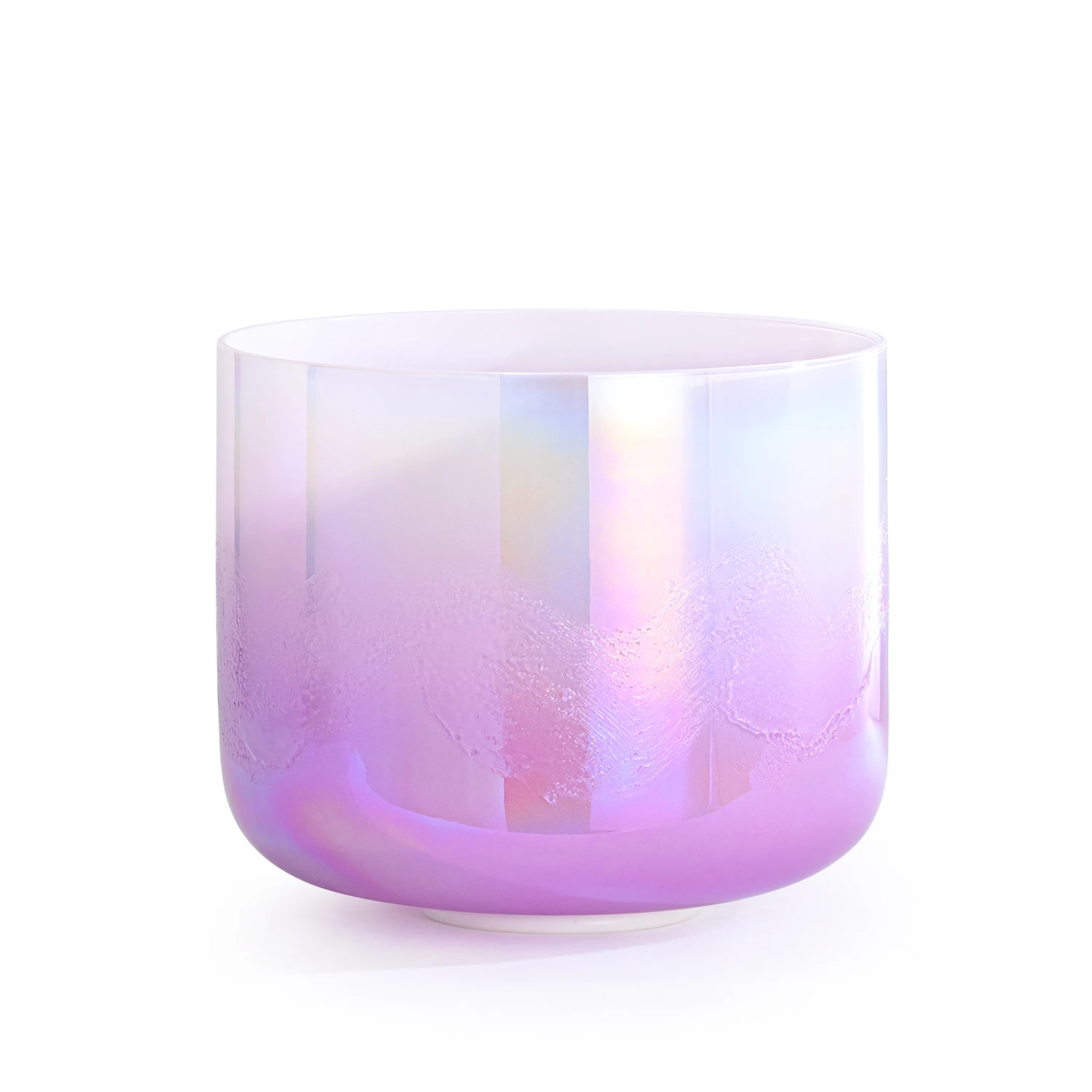Cosmic Clear Colored Crystal Singing Bowl Alchemy Singing Bowl Musical Instrument For Sound Healing Meditation