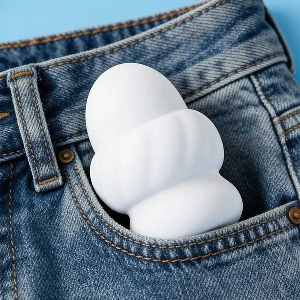 2026 Male Masturbator Cup Soft Silicone Vacuum Sucking Pocket Stroker Manual Endurance Trainer Adult Toys for Men view 4