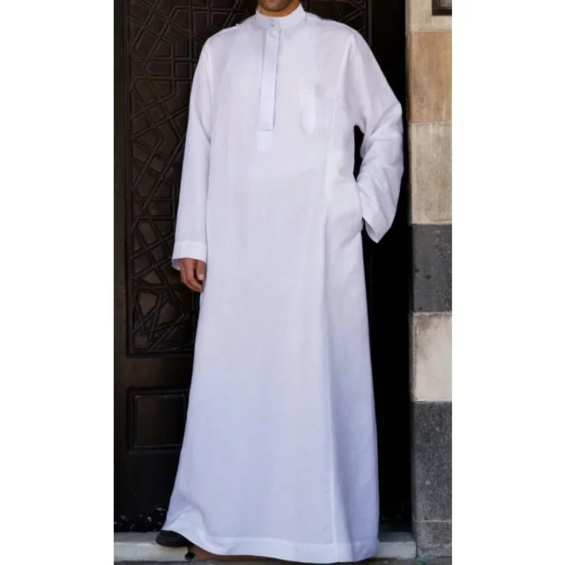 2025 Men's Middle East, Round Turtleneck, Arab, Famous Clothing, Men's Clothing, Robe, Hot Sale, Spot FN10-ZJ230182