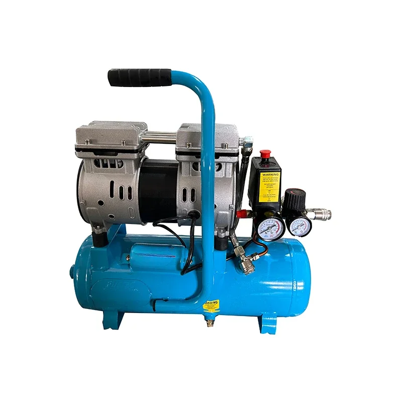 

-For High Quality Industrial 550W 10L Silent Oil-free Screw Air Compressor Oil Free Machine