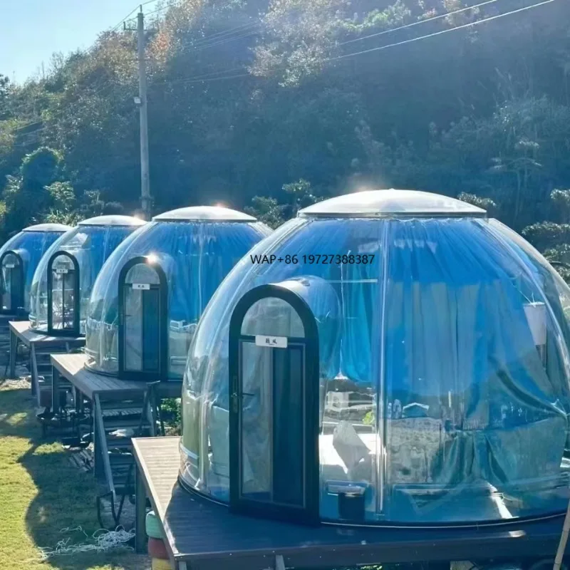 Foldable high quality bubble luxury tent house inflatable housing bubble tents camping outdoor for events plastic igloo dome