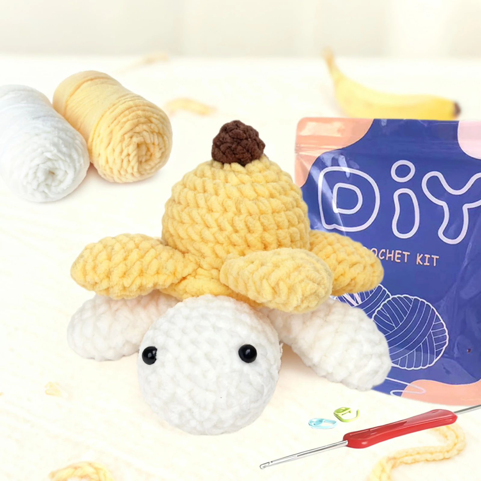 Turtle Knitting Kit for Beginners, Perfect Gift Idea for Craft