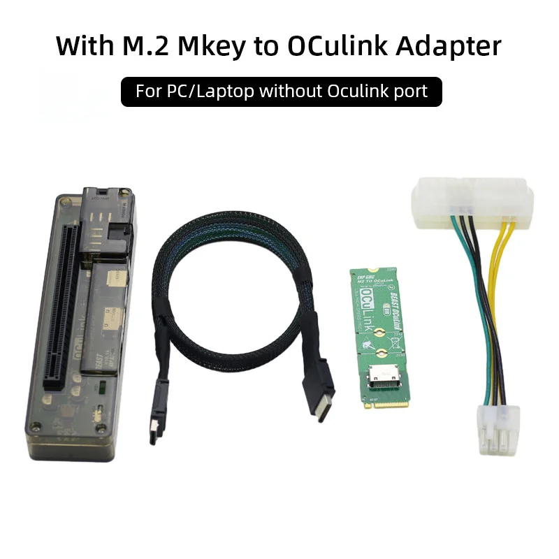 M.2 MKEY To OCULINK Adapter High Speed GPU Dock PCIE 4.0 X4 Mini PC Laptop To External Graphic Card Adapter