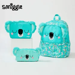 Australia Original Smiggle Children's Schoolbag Lunch Bag Girl Handbag Green Koala Backpack Outdoor Insulation Bags