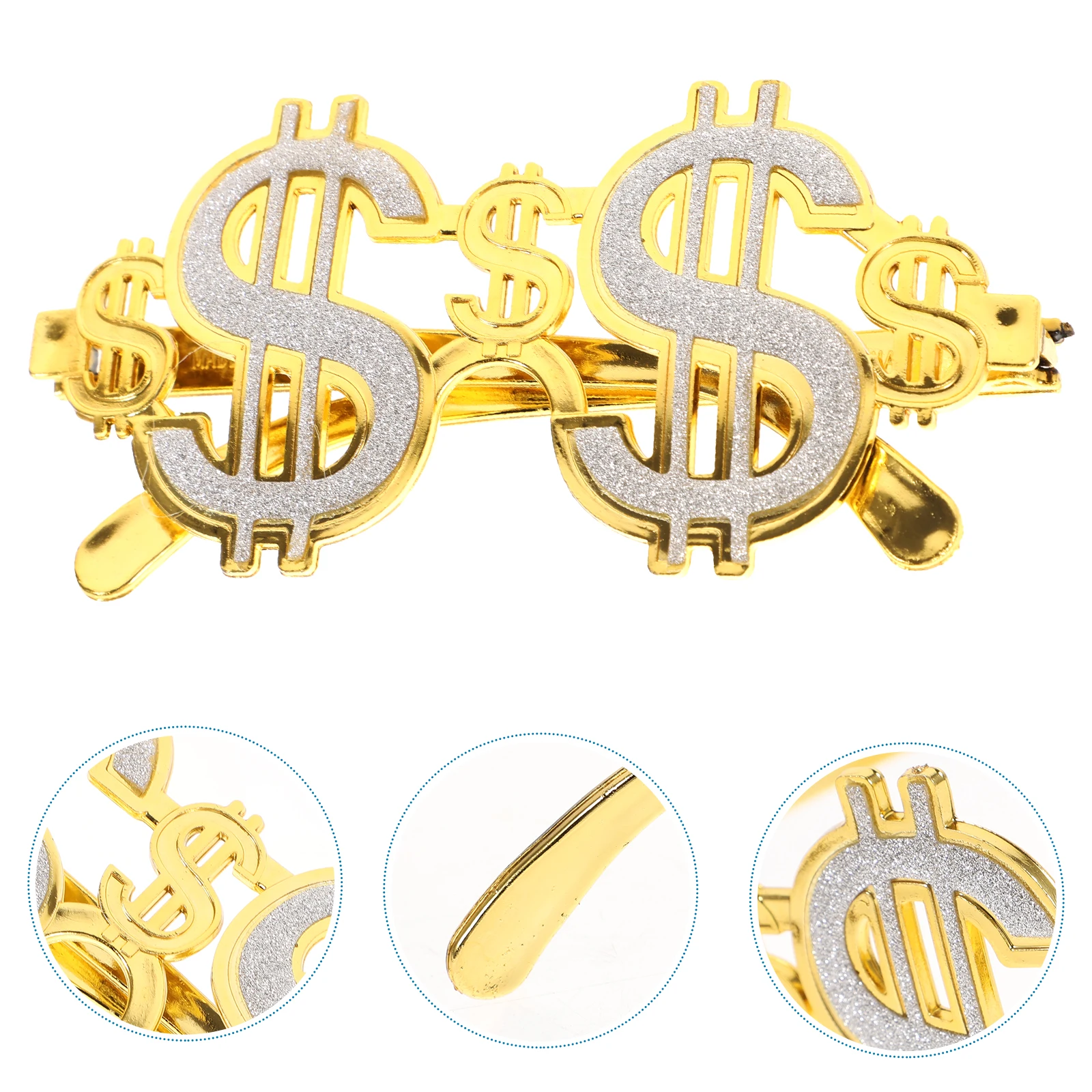 

Funny Glasses Lightweight Metal Party Eyeglasses Photo Props Carnival Party Glasses Sunglasses for Costume