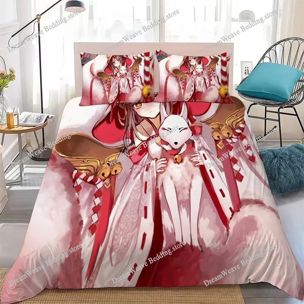 Nagato (Azur Lane) Duvet Cover Set Home Style Bedding Soft Laundry Cotton Bed Student Dormitory GiftFQH