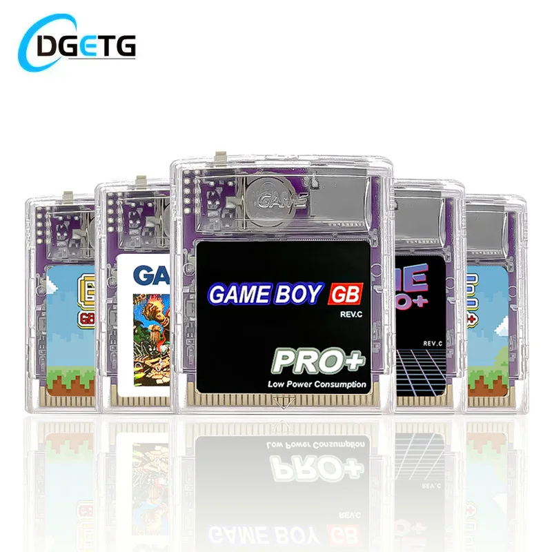 2000 IN 1 Game Cartridge for Gameboy Color Game Boy Everdrive Cart GB GBC SP Retro Collection with One Button Reset Function