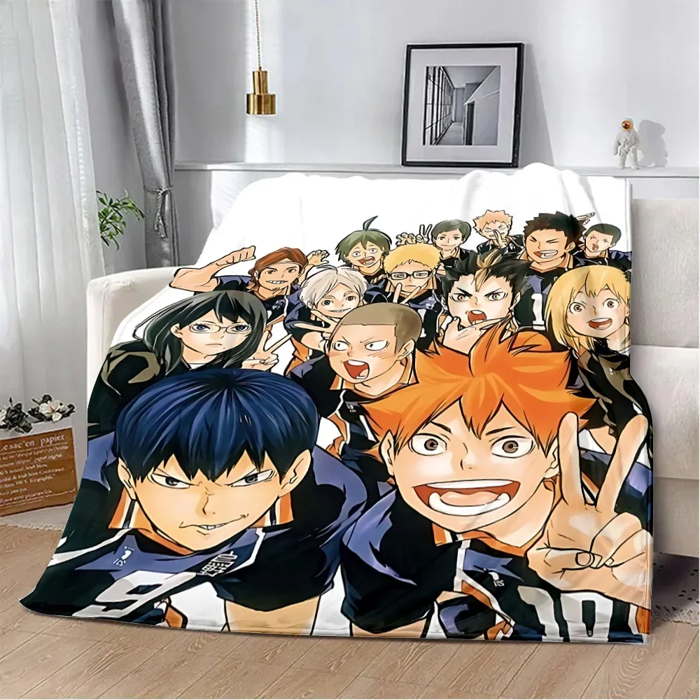 

Japan Anime Haikyuu Printed Blanket Picnic Blankets Warm Blanket Soft and Comfortable Blanket Home Travel Birthday Gift