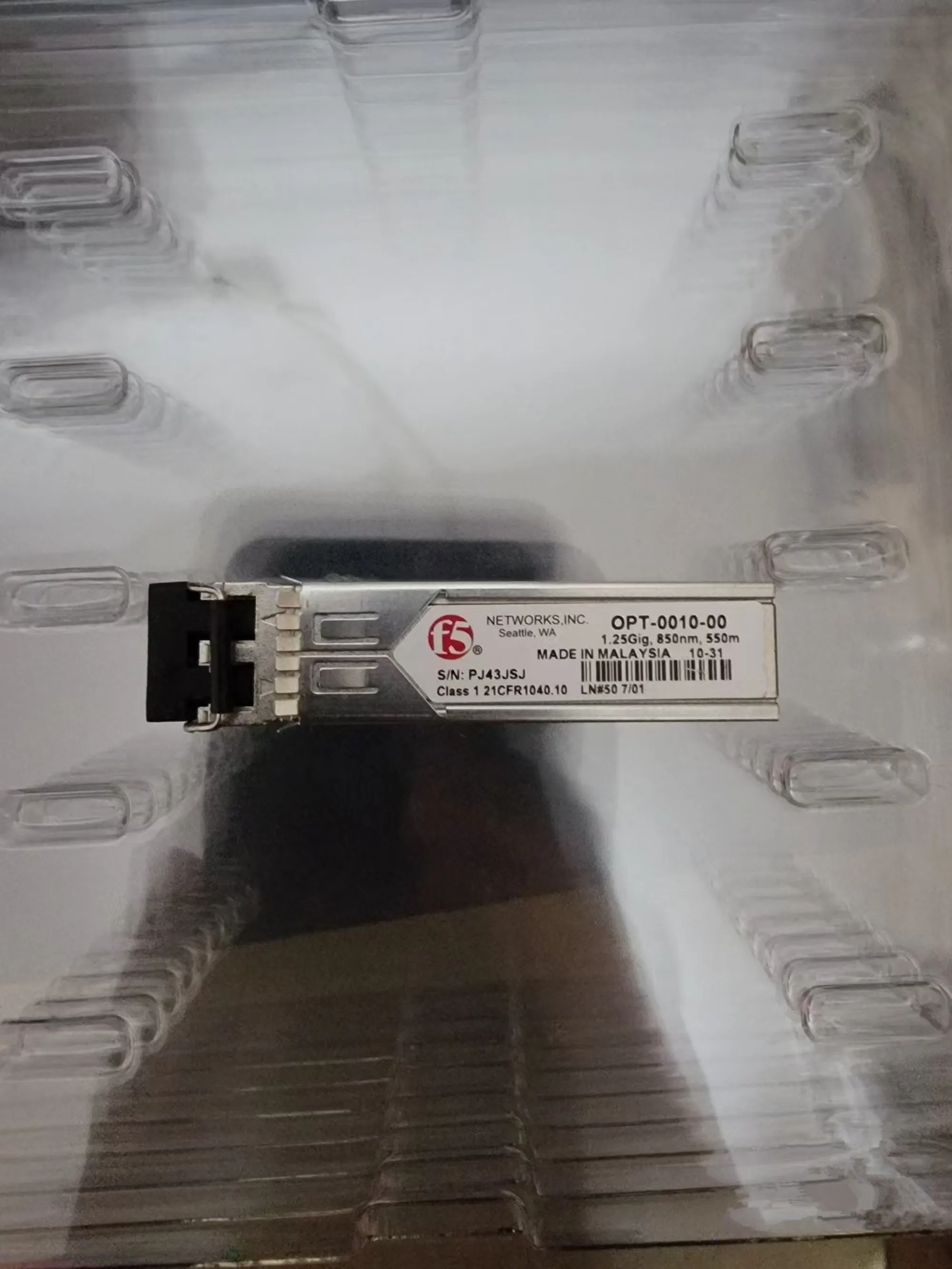 f5-125g-sfp-光ファイバー-opt-0010-00-125gig、850nm、550m-ネットワーク用-sfp-ファイバースイッチトランシーバー