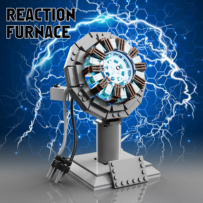 

Набор для сборки мехового костюма Reaction - 520+ шт. Блоки Power Armor, модель робота «сделай сам», игрушка STEM для подростков, подарок на день рождения 12+