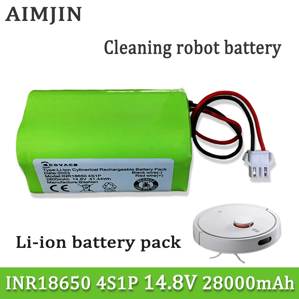 

14.8V 2800mAh INR18650 100% 4S1P Rechargeable battery For A4 A4S A6 robot vacuum cleaner accessories