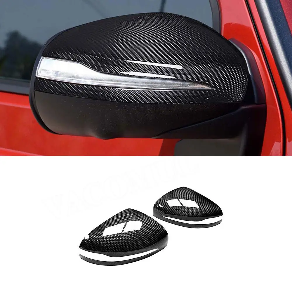 

Carbon Fiber Material Rearview Mirror Covers Decoration Fits for Mercedes Benz G CLASS W464 G500 G63 AMG 2019 2020