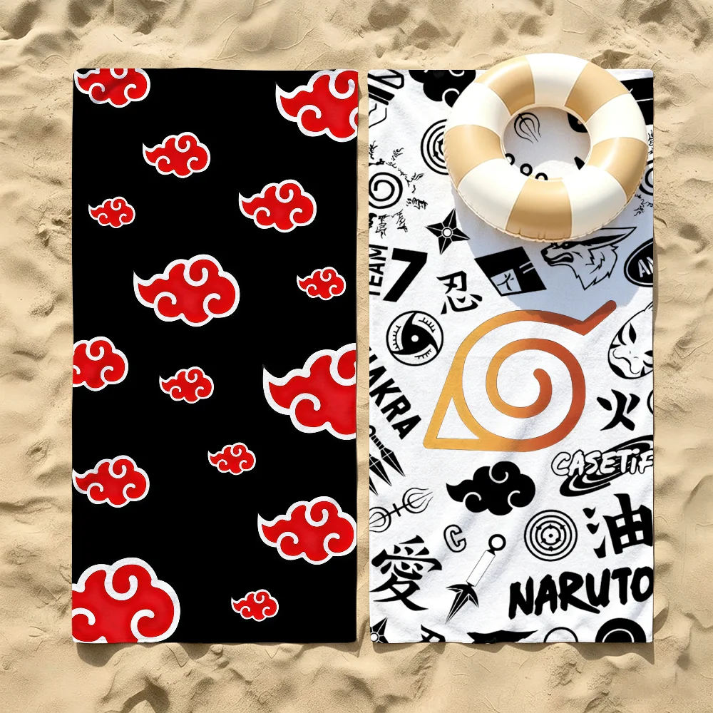 Cool N-Naruto-s Logo Towel For Beaches Yoga Studios Gyms Hot Springs Swimming Pools And Picnics