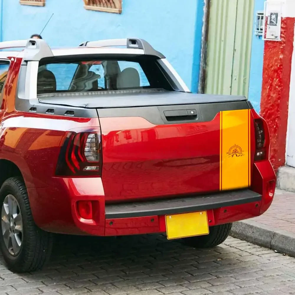 لاقط الذيل الخلفي ملصق لرينو داستر أوروتش سيارة الشارات شاحنة الباب الخلفي البوصلة الفينيل الديكور غطاء السيارات DIY بها بنفسك اكسسوارات