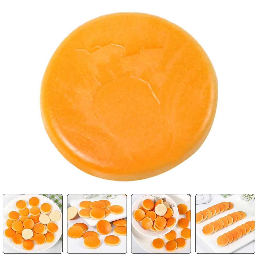 20 Pcs Simulated Biscuits Realistic Simulation Fake Artificial for Display Models Food Dessert Prop