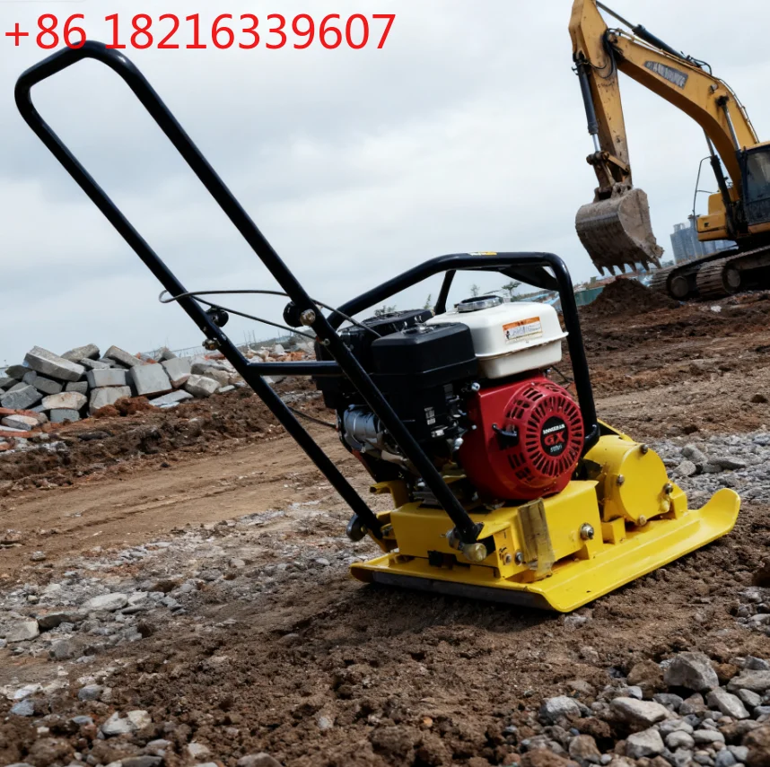 YAO LZP60 Forward Vibratory Plate Compactor Honda Engine 66kg High Efficiency Earth&Asphalt Jobsite 5.5hp 10kN 20cm 4 kW