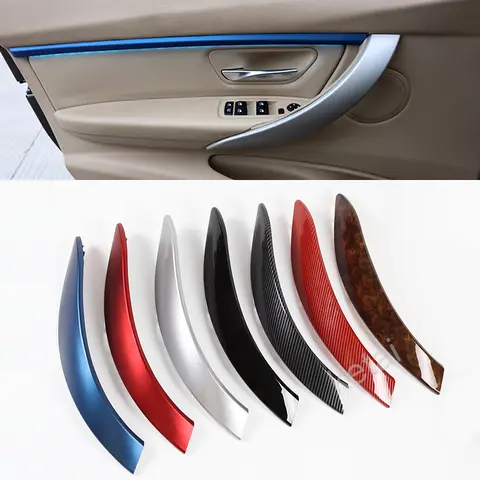 내부 도어 핸들 외부 당김 트림 커버 자동차 액세서리 BMW 3 4 3GT 시리즈 2013-2018 F30 316d 318d 320d F31 320i 325d