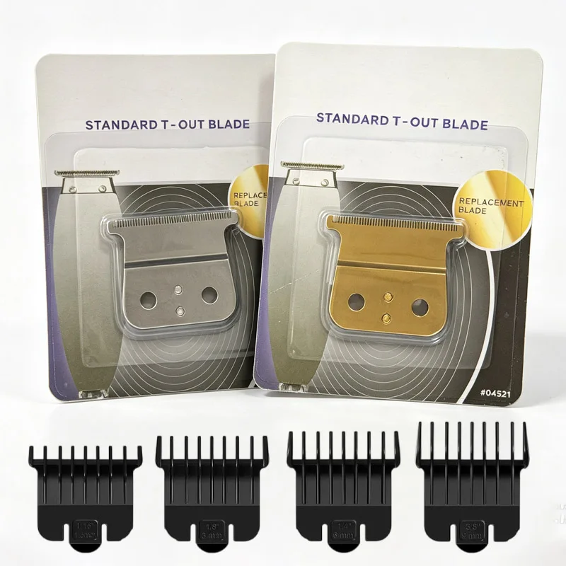 Gold & Silver Available Replacement T‑Outliner Blade, Compatible with Andis Outliner GTX, GO, SL, GTO, SLS, Blackouts Trimmer