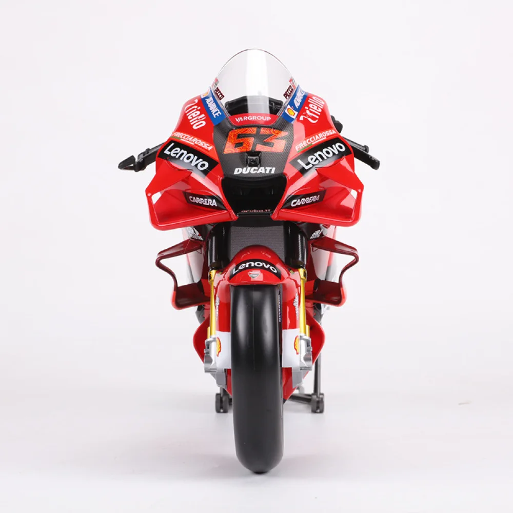 Maiisto-Motocicleta Simulação Modelo Coleção, Moto GP, Ducati, Lenovo Team, Liga, Presente, 1:18