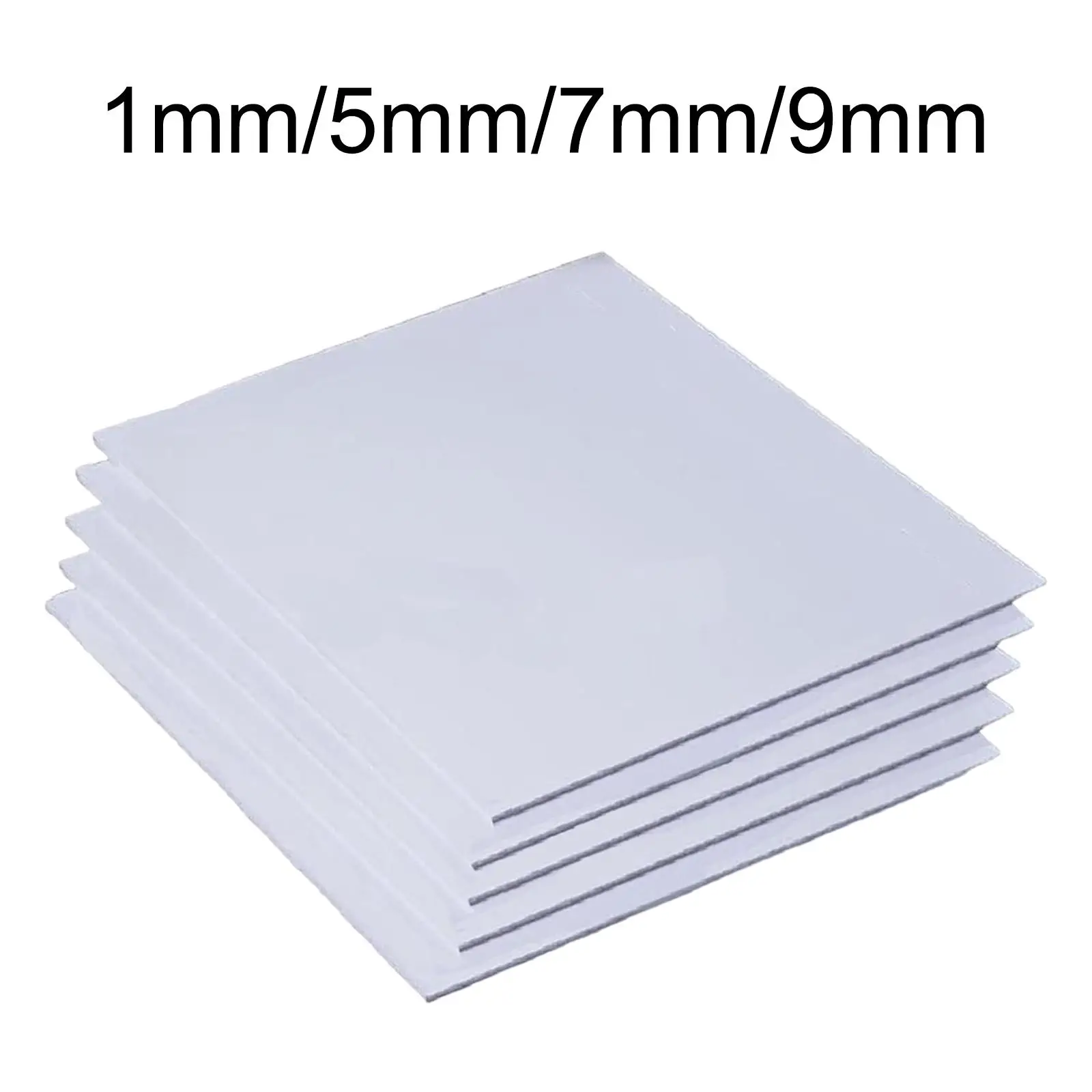 5Pcs White Board Foam Sheets DIY Landscape Scenery Building Garden Sculpture