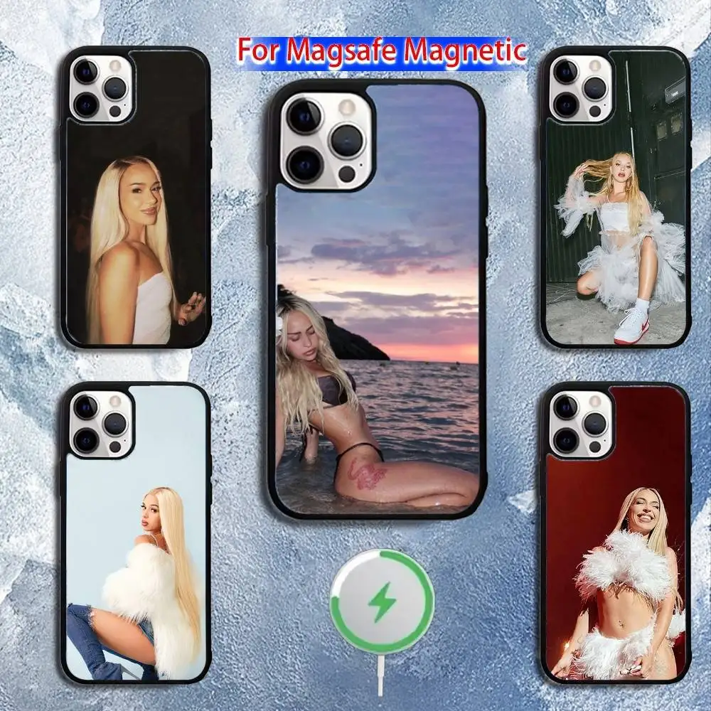 

B-Bad Gyal Singer Phone Case For iPhone 16,15,14,13,12,11,Pro,Max,Plus,Mini,Magsafe,Magnetic Wireless Charging Case