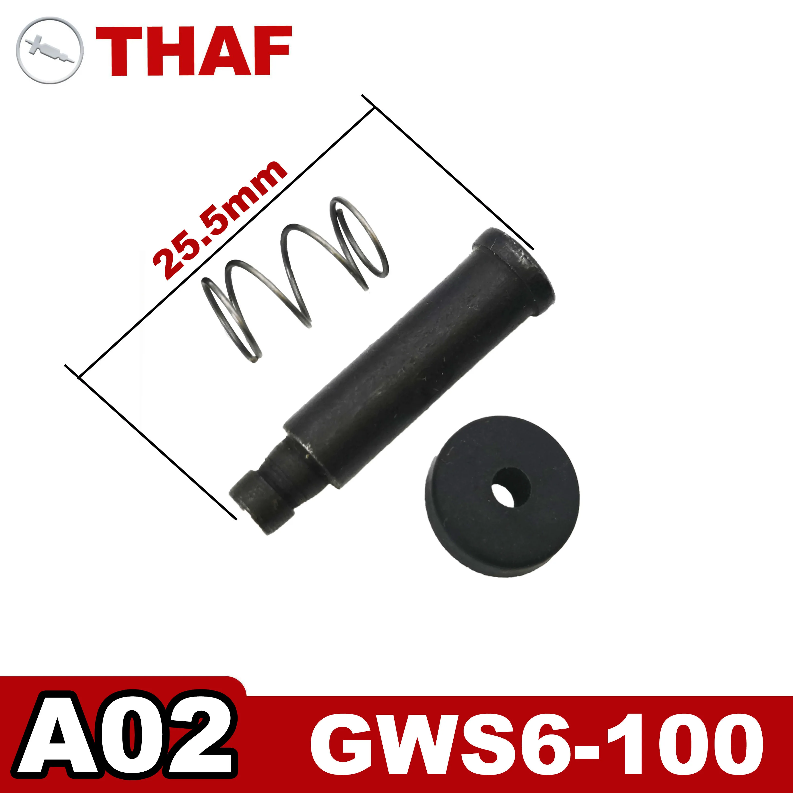 Boton Pulsador NEGRO Reemplazo piezas de recambio para BOSCH Amoladora Angular GWS6-100 A02