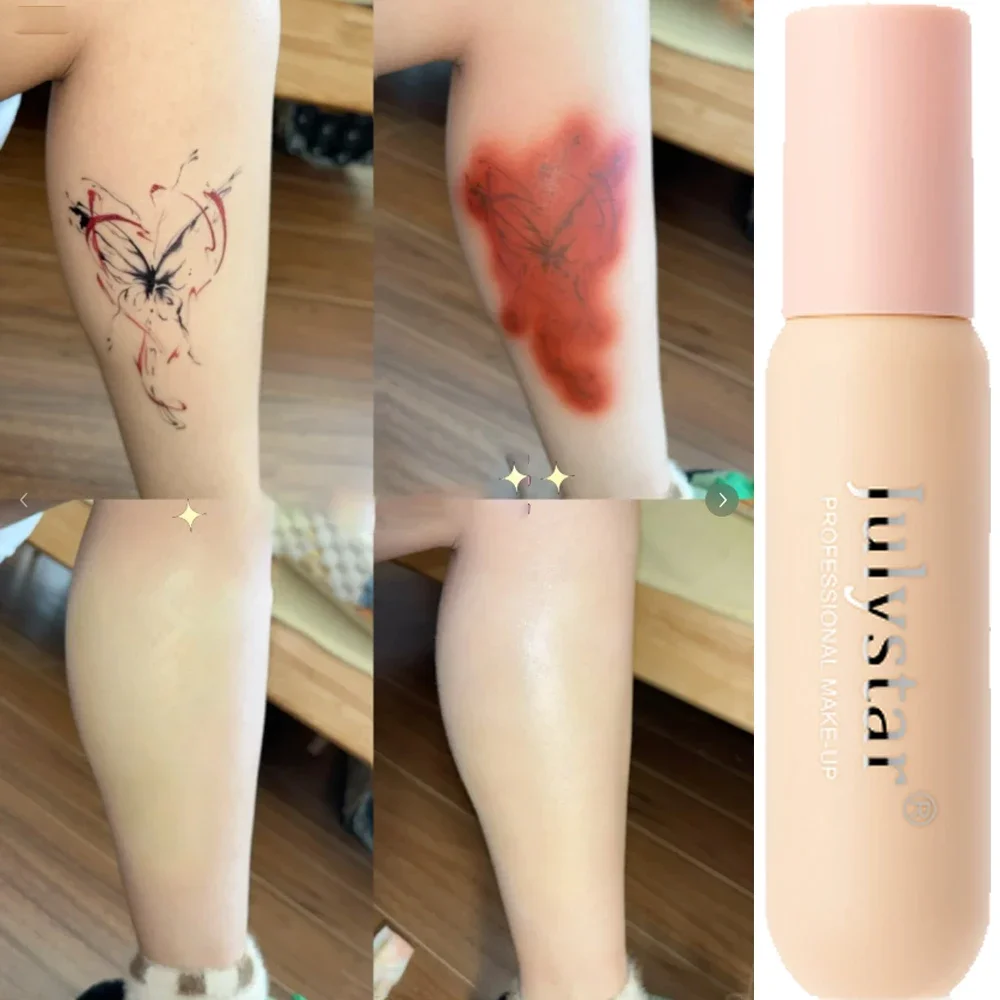 كريم أساس مموه للبشرة - كريم أساس لتغطية الوشم والعيوب، مقاوم للتلطخ، مقاوم للعرق، كريم BB قابل للبناء بلمسة نهائية غير لامعة #3