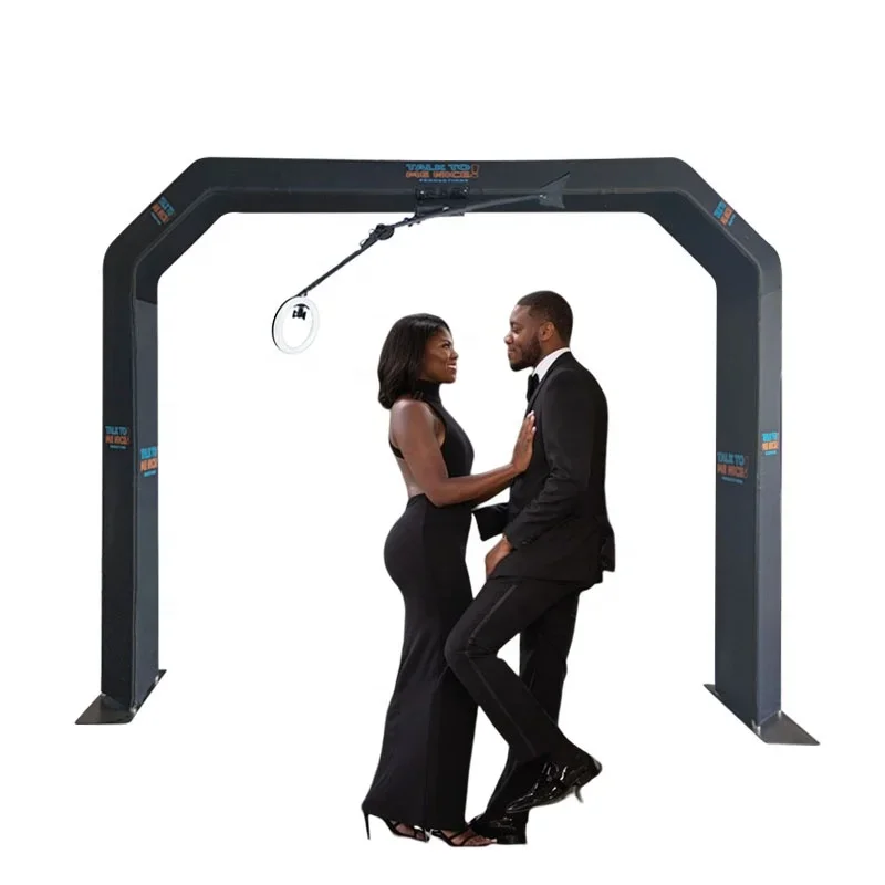 Hot 360 spinner Video Photobooth sky portable Slow Motion Rotating Photobooth Cam Video Photo Booth Machine For Business Party