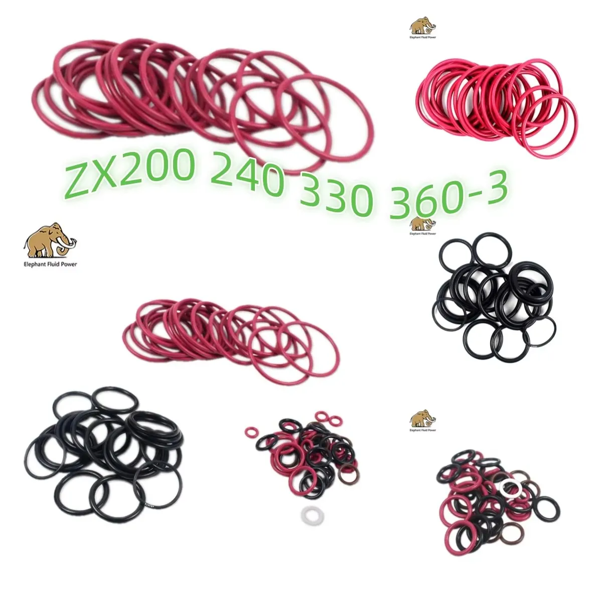 

High quality Electronic injection distribution valve seal kit ZX200 240 330 360-3