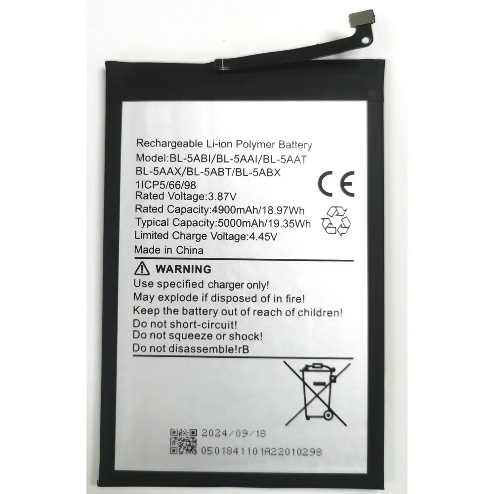 For Infinix TECNO BL-5ABI BL-5AAI BL-5AAT BL-5AAX BL-5ABT BL-5ABX Cell Phone Battery
