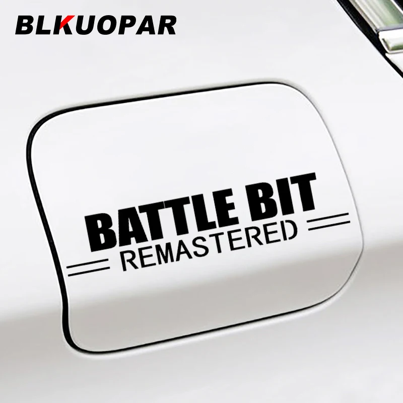 BLKUOPAR Battle Bit Remastered Game Logo Stationery Stickers Premium Exclusive Design Decals Trunk Helmet Fuel Tank Cap Styling