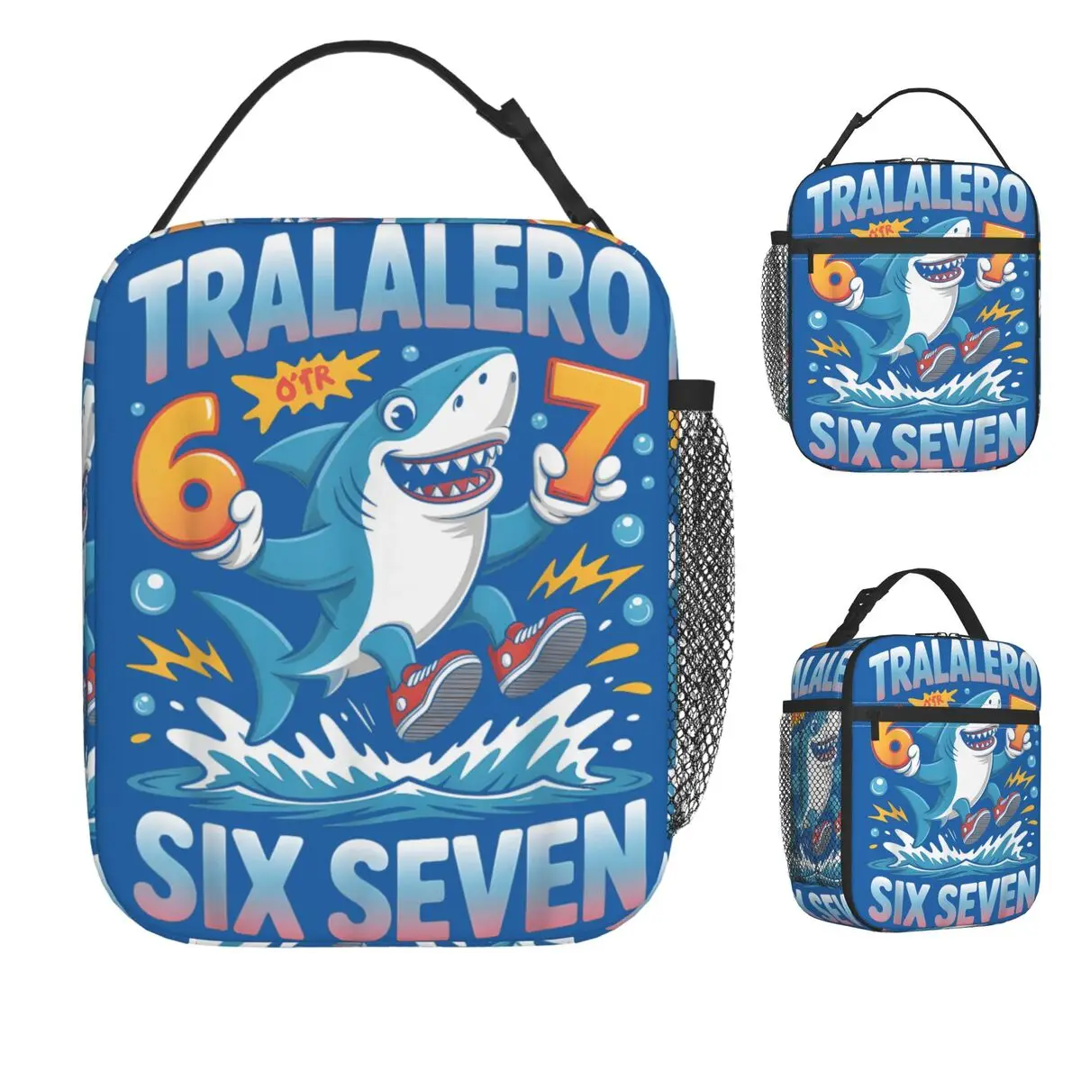 

67 Brainrot Italian Meme Забавный костюм 67 Сумка для обеда Six Seven 6-7 для детей Ланч-бокс Сумка-холодильник Изолированные термосумки для обеда