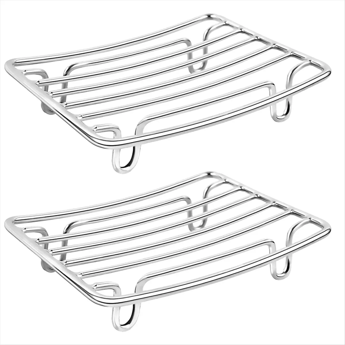 Bar Soap Dish Holder for Shower Bathroom Rust Proof Self Draining 304 stainless steel Bar Soap Dish Holder