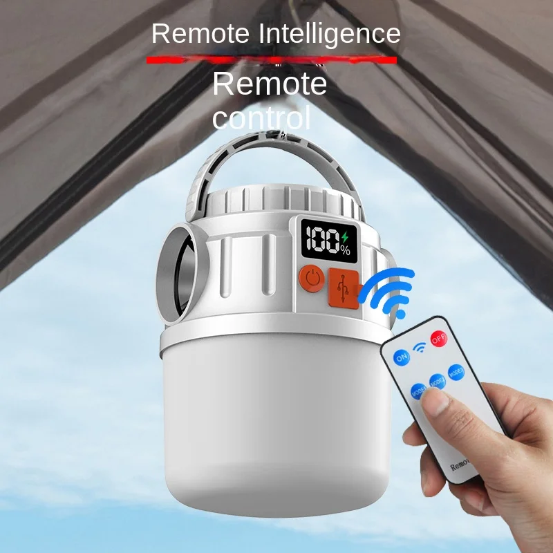 Rechargeable Portable Solar Digital Battery Display Light Emitting Diode Light Activity - Hiking Emergency Outdoor Light
