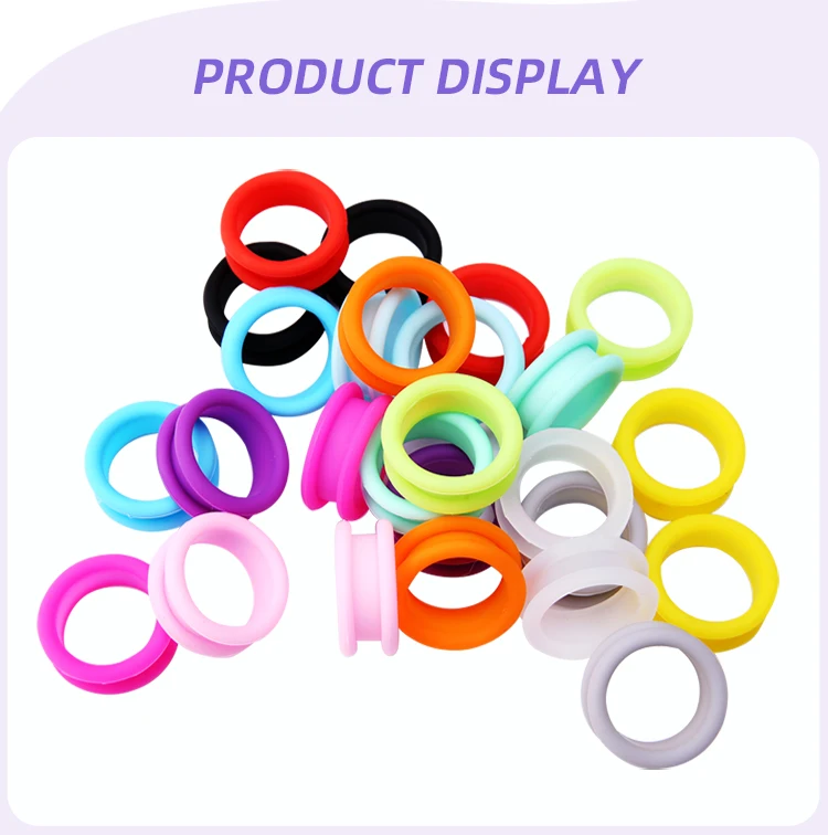 Fenice Pet Scissors Silicone Finger Rings Imported Soft Finger Non Slip Ring Beautician Finger Set Ultra Soft and Comfortable