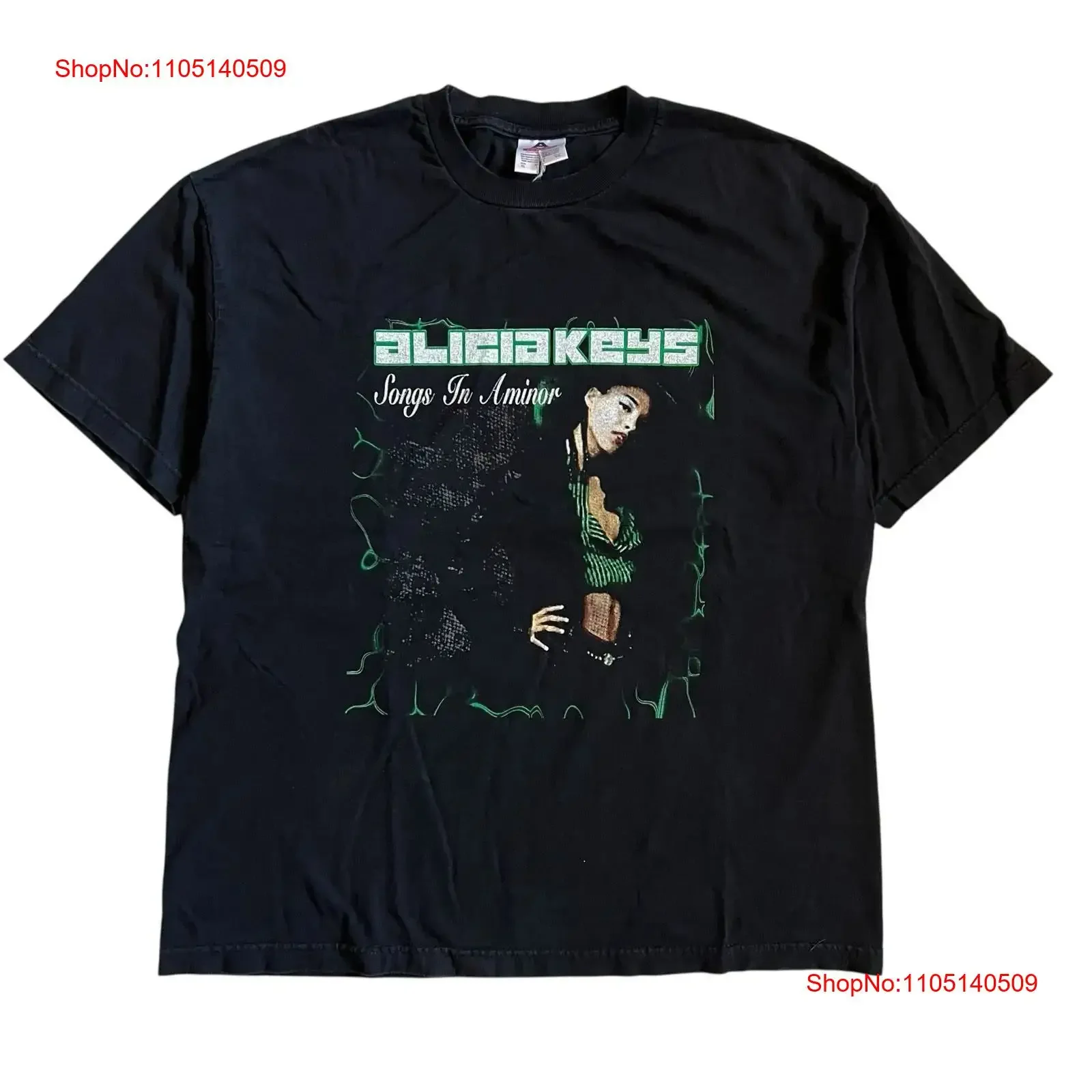 00s alicia chaves músicas em um menor dupla face rap t camisa grammy vencedor música vintage lavado confortável unisex versátil
