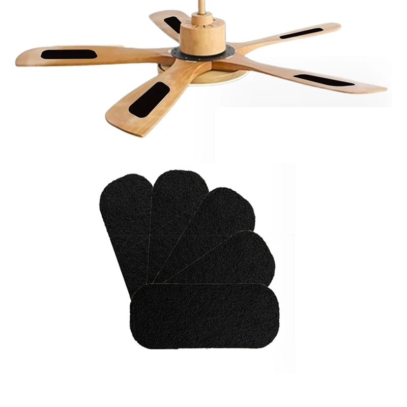 

SANQ Ceiling Fan Air Filter, Activated Coconut Carbon Filters, Easily Sticks On Ceiling Fan Blade Top, Invisible & Aesthetic