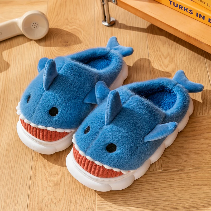 Casual Fluffy Slippers Women House Flats Cute Cartoon Designer Shoes Girls Indoor Winter Plush Warm Fashion Footwear Large Size