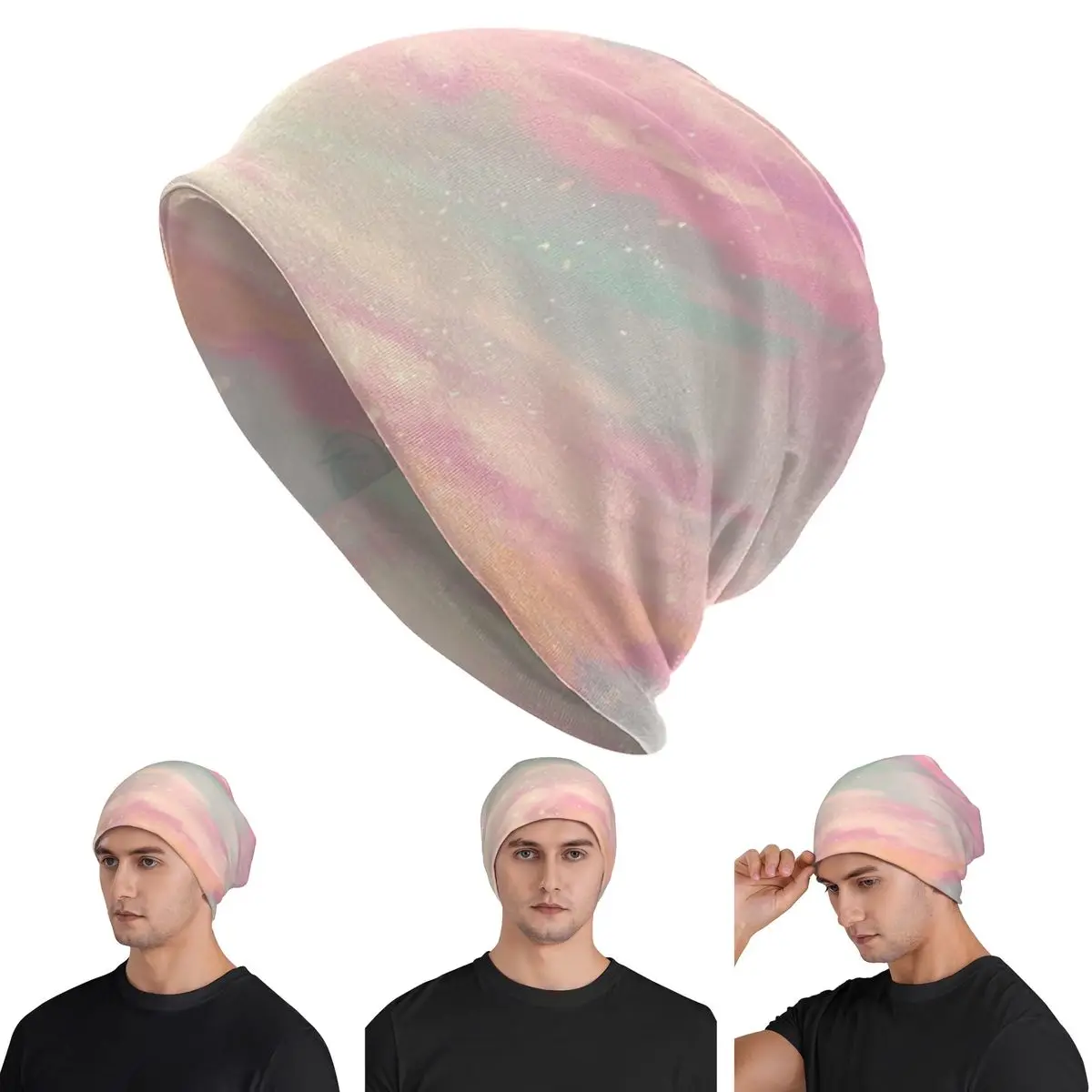 

Шапки-бини Dreamy Cloud Skullies, теплая осенне-зимняя уличная шапка, вязаные шапки с капюшоном для взрослых унисекс