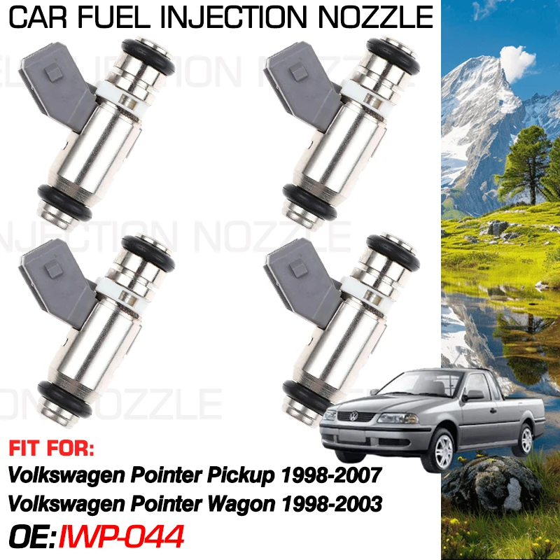 1x Car Fuel Injectors Nozzle Injection for Volkswagen Pointer Pickup 1998-2007 Volkswagen Pointer Wagon 1998-2003 IWP-044 116650