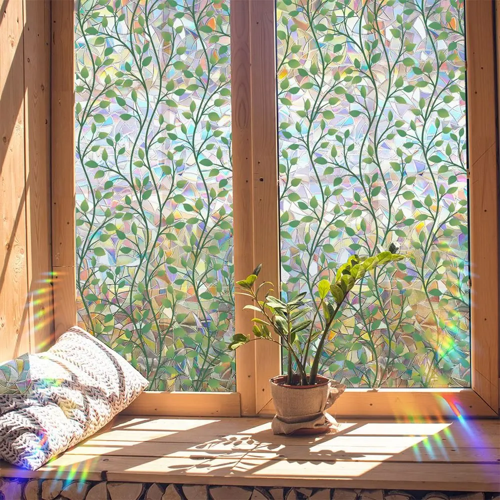 Multicolor Window Privacy Film DIY Accessoires Electrostatic Sun Catcher Glass Sticker Ornament