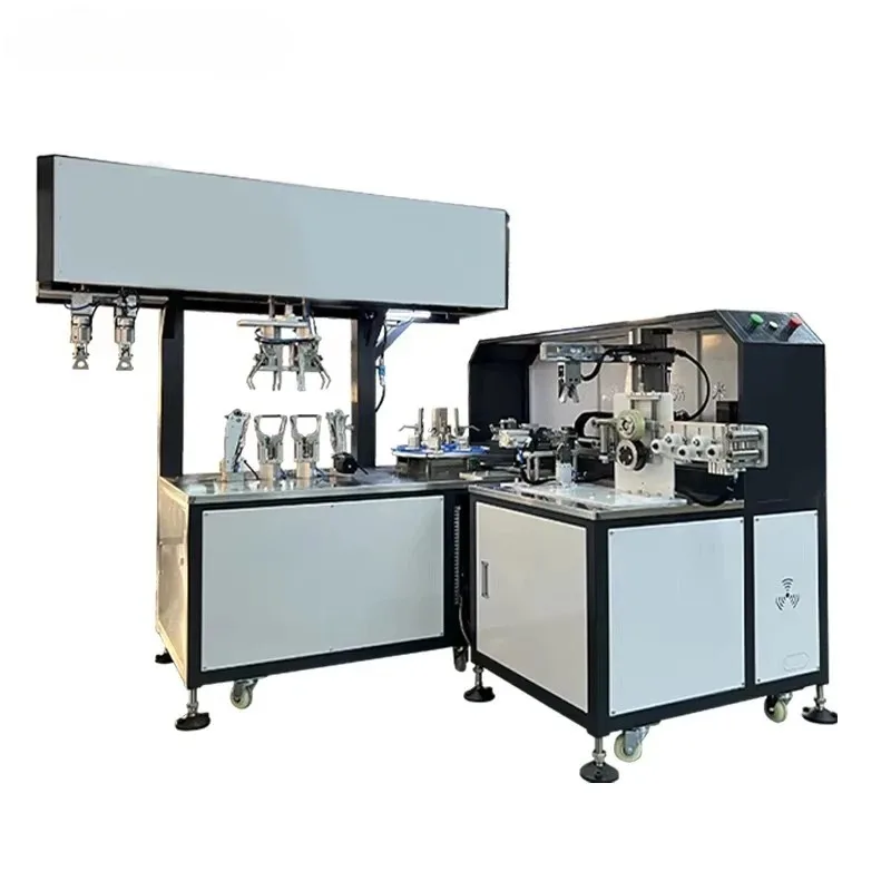 Factory direct sale  EW-2345 Automatic Cable Tube Pipe Round Shape Coils Coiling Power Cord Winding Tying Machine