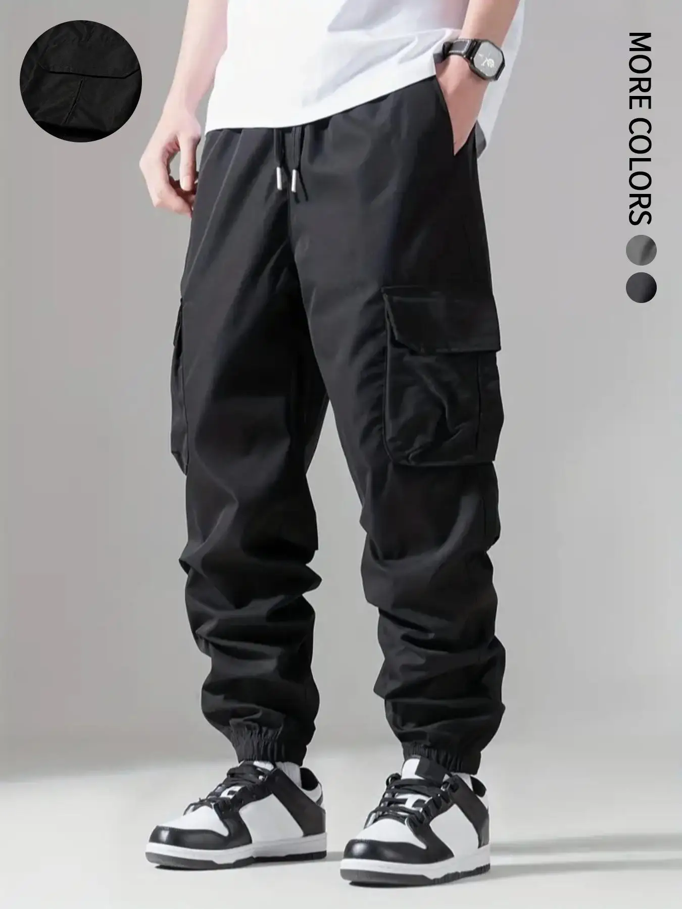 

Men's Trousers, Nine-Point Trousers, Casual Sports, Thin Overalls, Fitness, Running, Comfortable Fabrics, Simple and Versatile, Fashionable