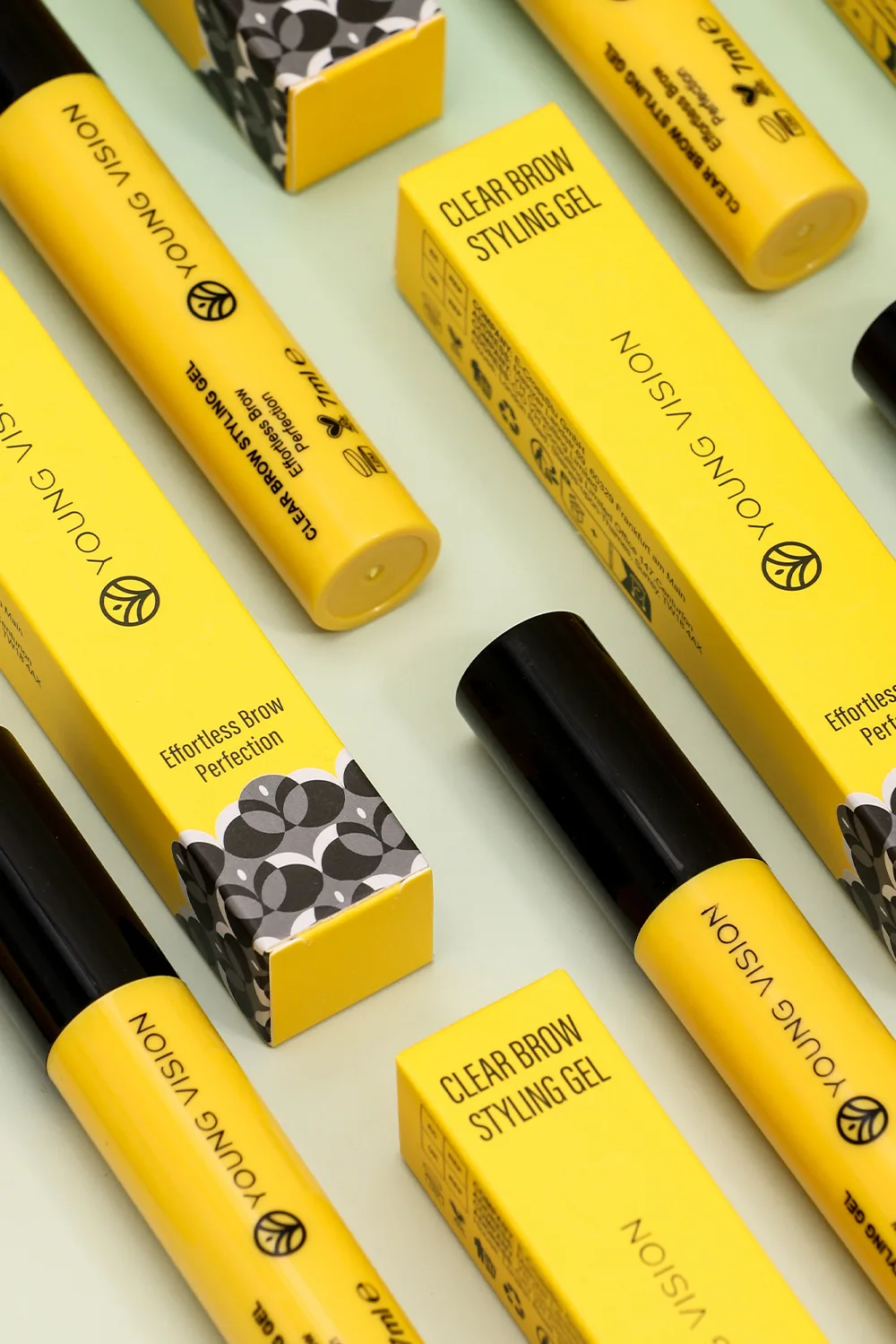 YOUNG VISION Styling Eyebrow Gel transparent waterproof natural longer lasting stereoscopic eyebrow gel large brush head