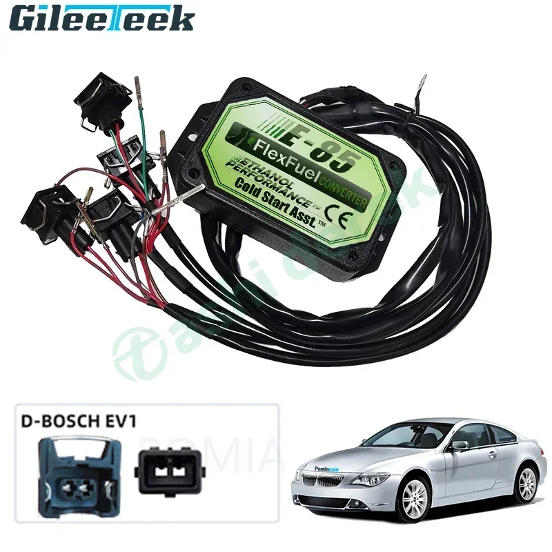 4CYL Ethanol Kit E85 Ethanol Conversion Cold Start Assist Converter Auto Fuel Bio cold start