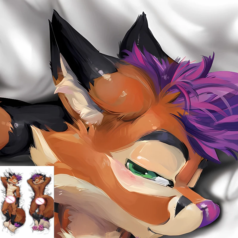 

Dakimakura аниме пушистый оркус пушистый Kigufox свеметрическая наволочка двусторонний принт обнимающая подушка для тела чехол дропшиппинг