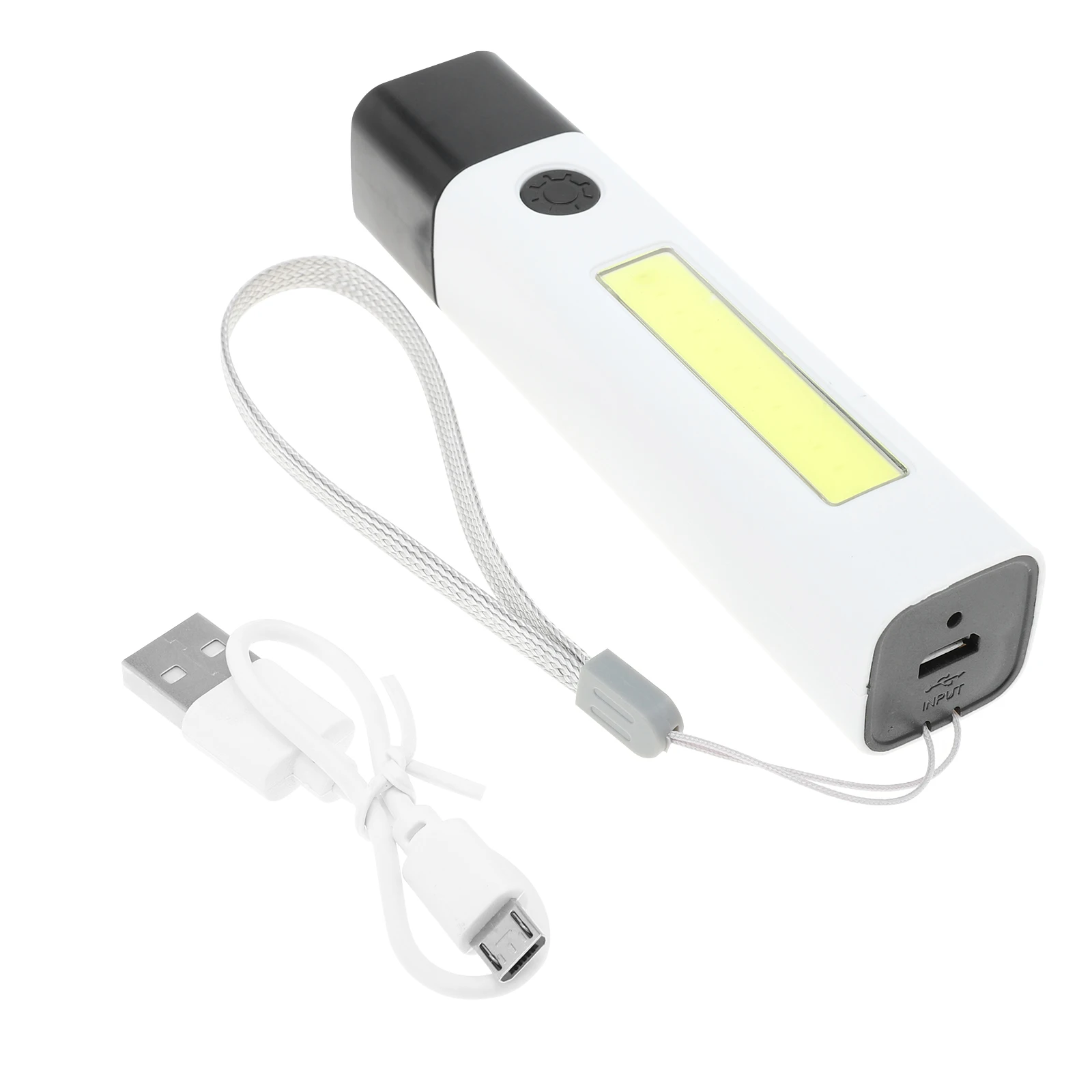 

High Brightness Strong Light Flashlight USB Charging Portable Outdoor Lighting Mini Side Torch Tools Heavy Duty LED Lamp